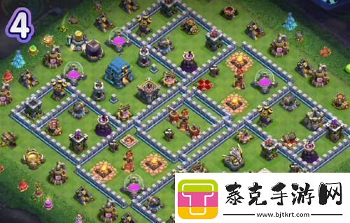 部落冲突12本最强布阵可复制
