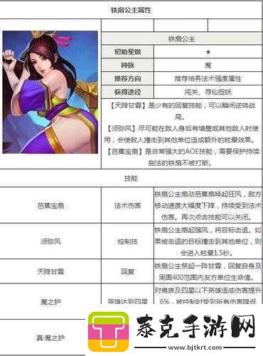 乱斗西游铁扇公主获取攻略
